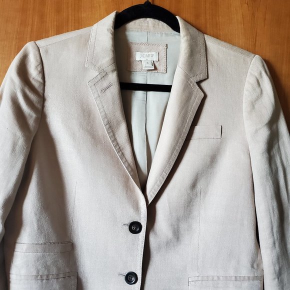 J. Crew Factory Linen Jacket - Picture 2 of 5